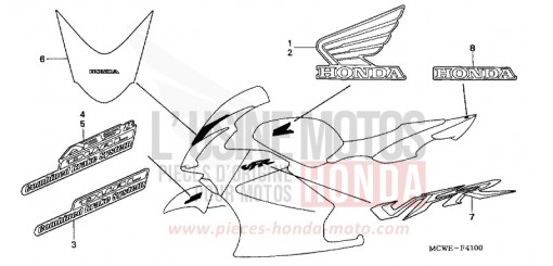 MARQUE (1) VFR800A8 de 2008